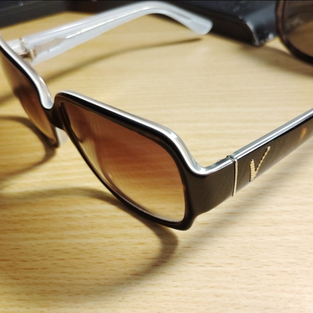 Black Sunglasses with Gold Accent